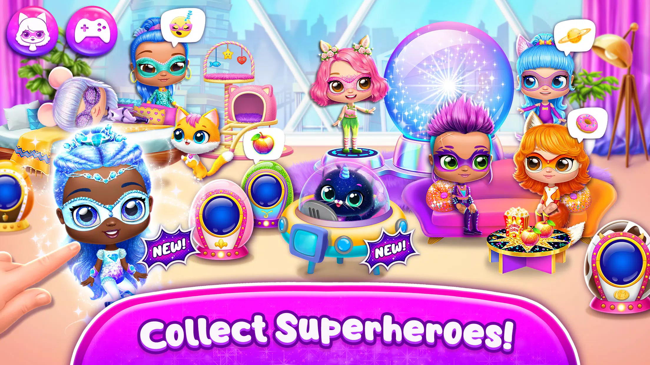 Power Girls - Fantastic Heroes Скриншот 0
