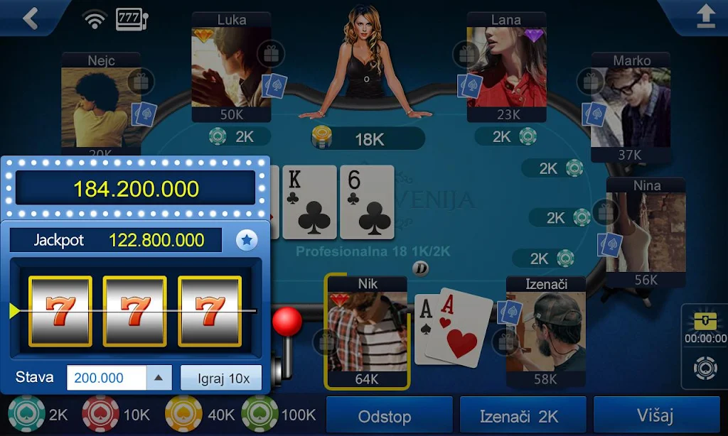 Poker Slovenia hd ဖန်သားပြင်ဓာတ်ပုံ 2