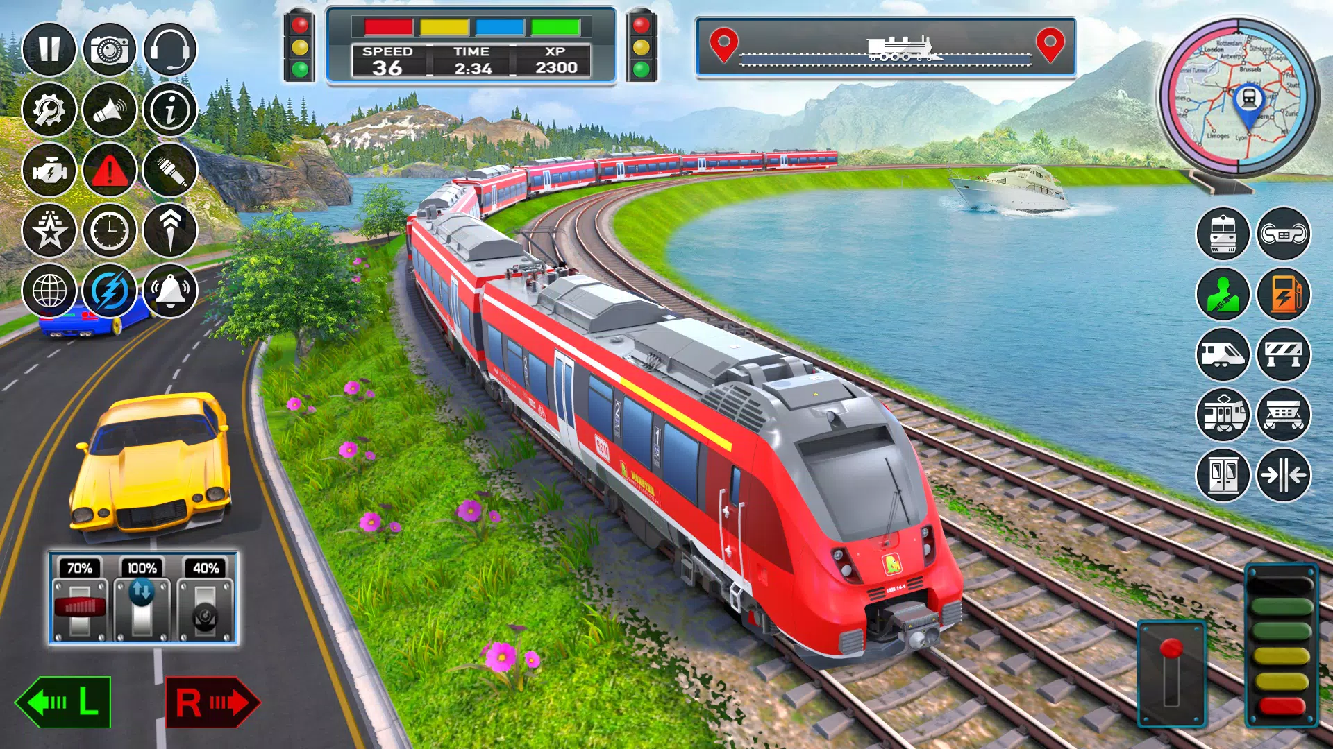 城市火車遊戲 3d 火車遊戲應用截圖第2張