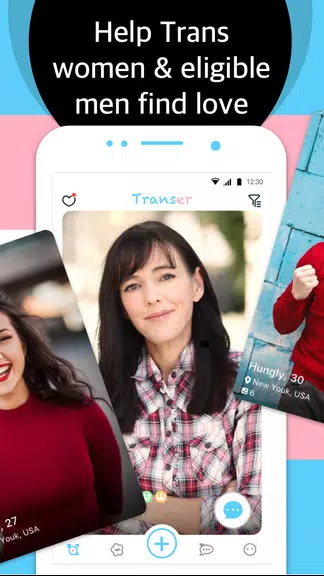 Transgender Dating: Meet Trans & Crossdresser Chat Captura de pantalla 2