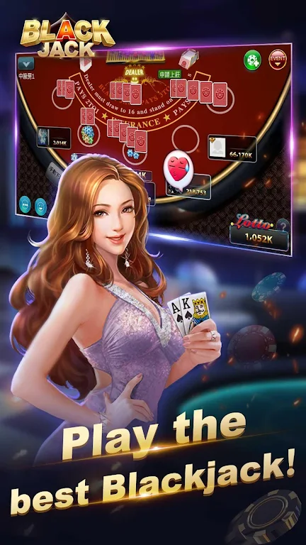 Blackjack 21-Free online poker game-jackpot casino Captura de pantalla 0