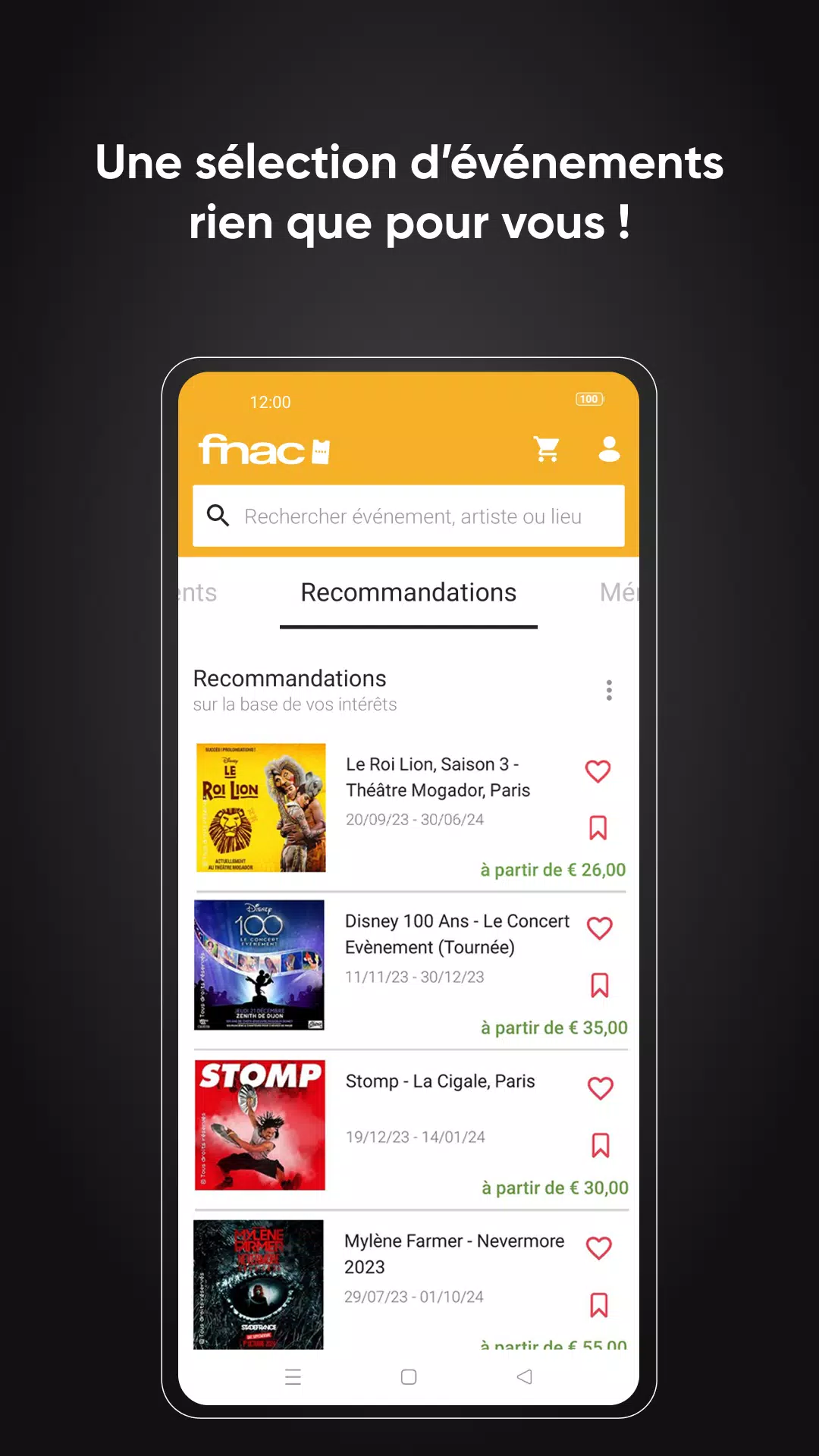 Fnac Spectacles ဖန်သားပြင်ဓာတ်ပုံ 1