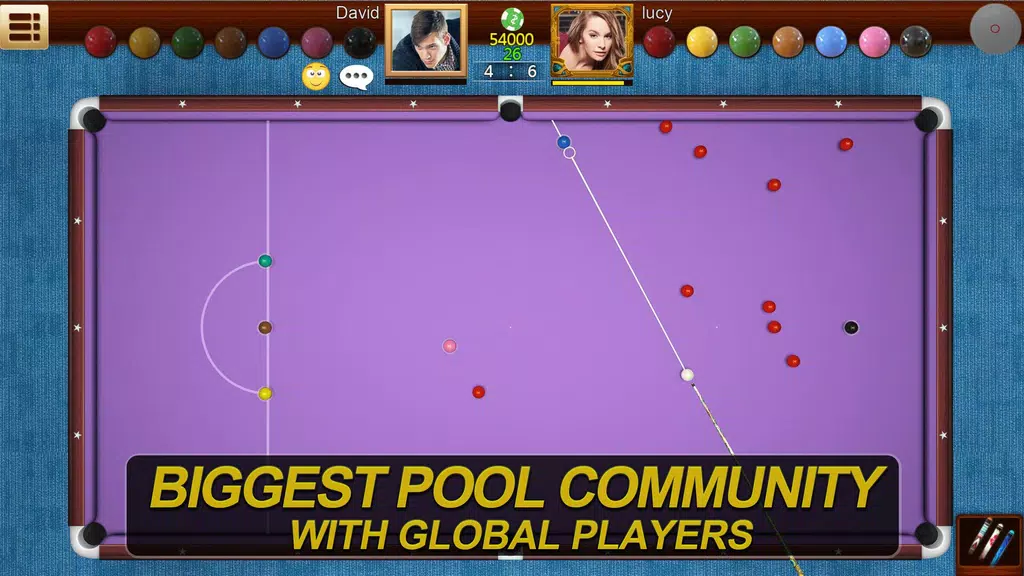 Real Pool 3D Online 8Ball Game ဖန်သားပြင်ဓာတ်ပုံ 2