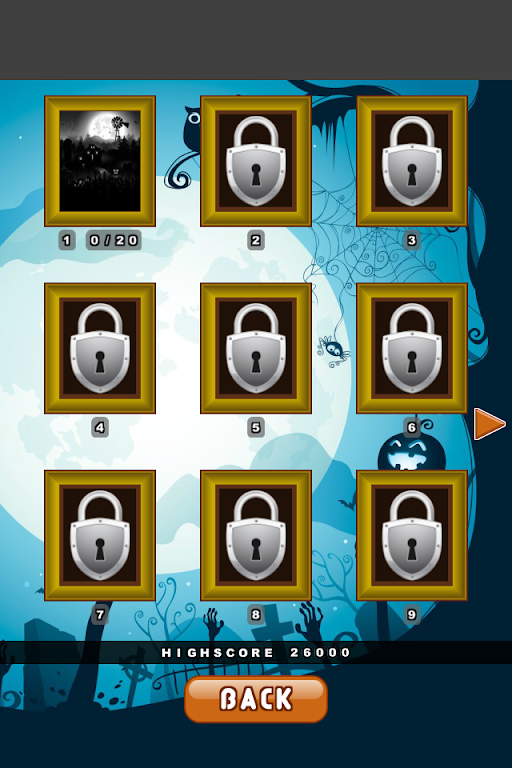 Pyramid Solitaire on Halloween स्क्रीनशॉट 1