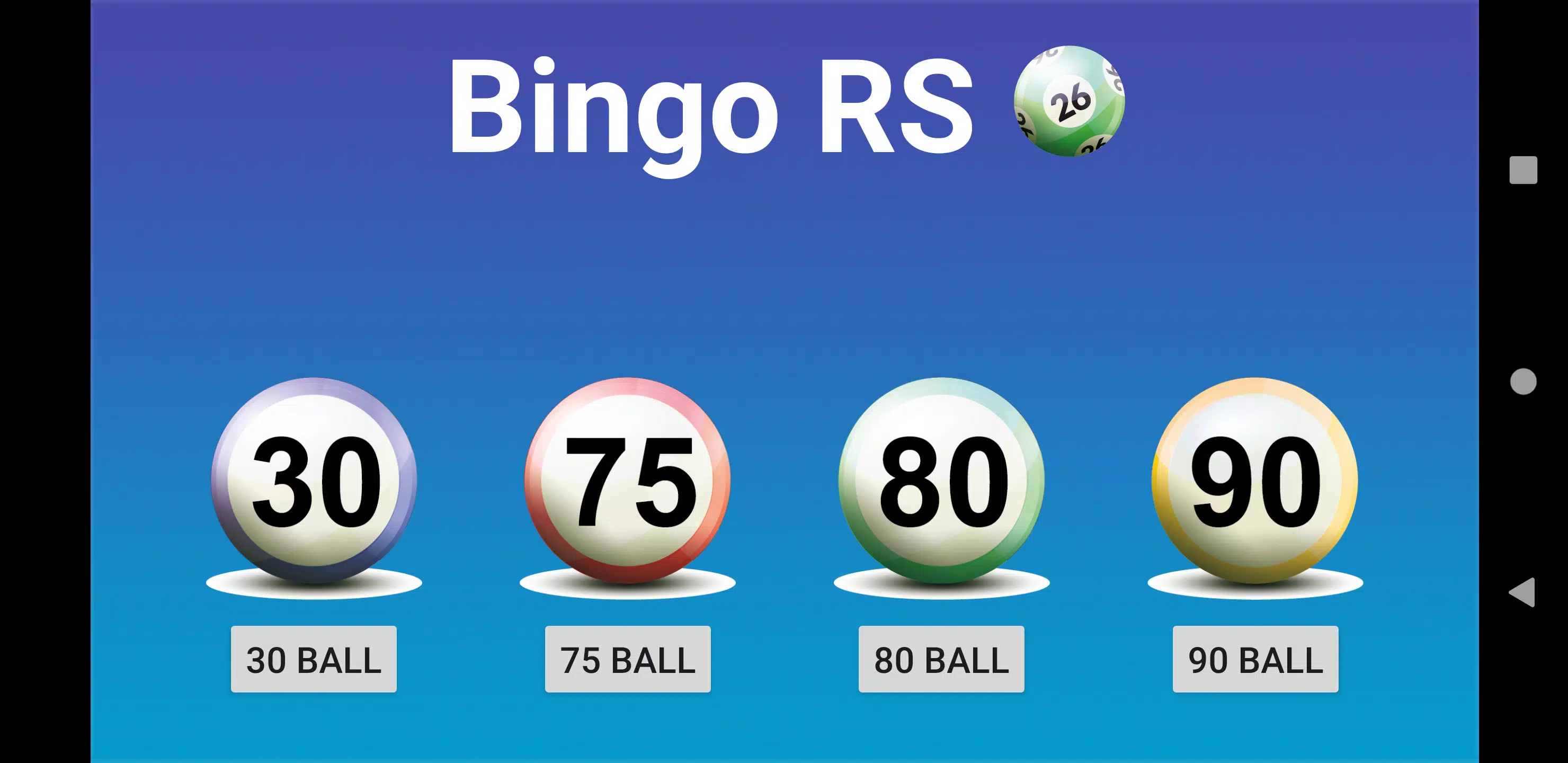 Bingo RS Скриншот 0