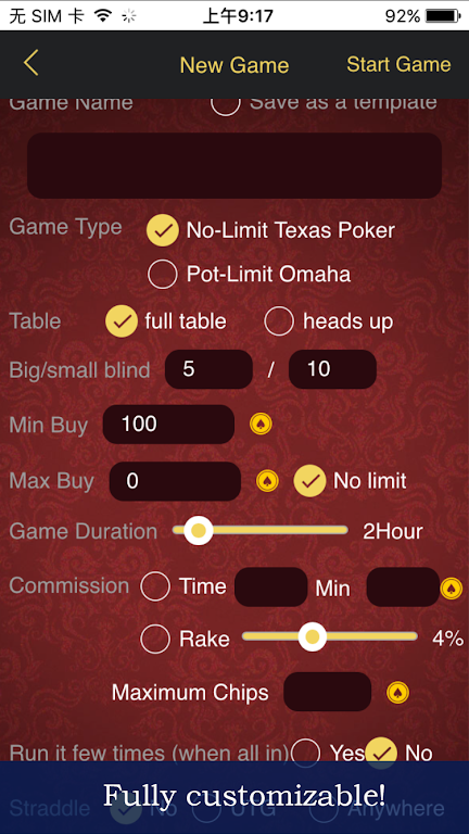 Home Game Poker Capture d'écran 2