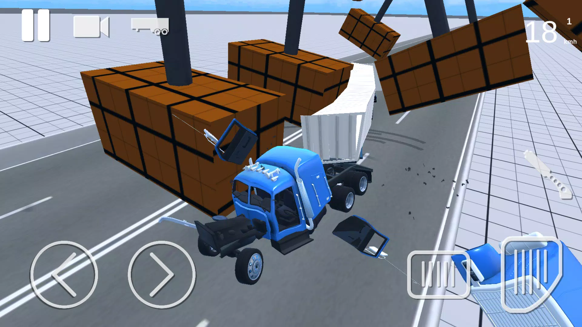 Truck Crash Simulator Accident スクリーンショット 2
