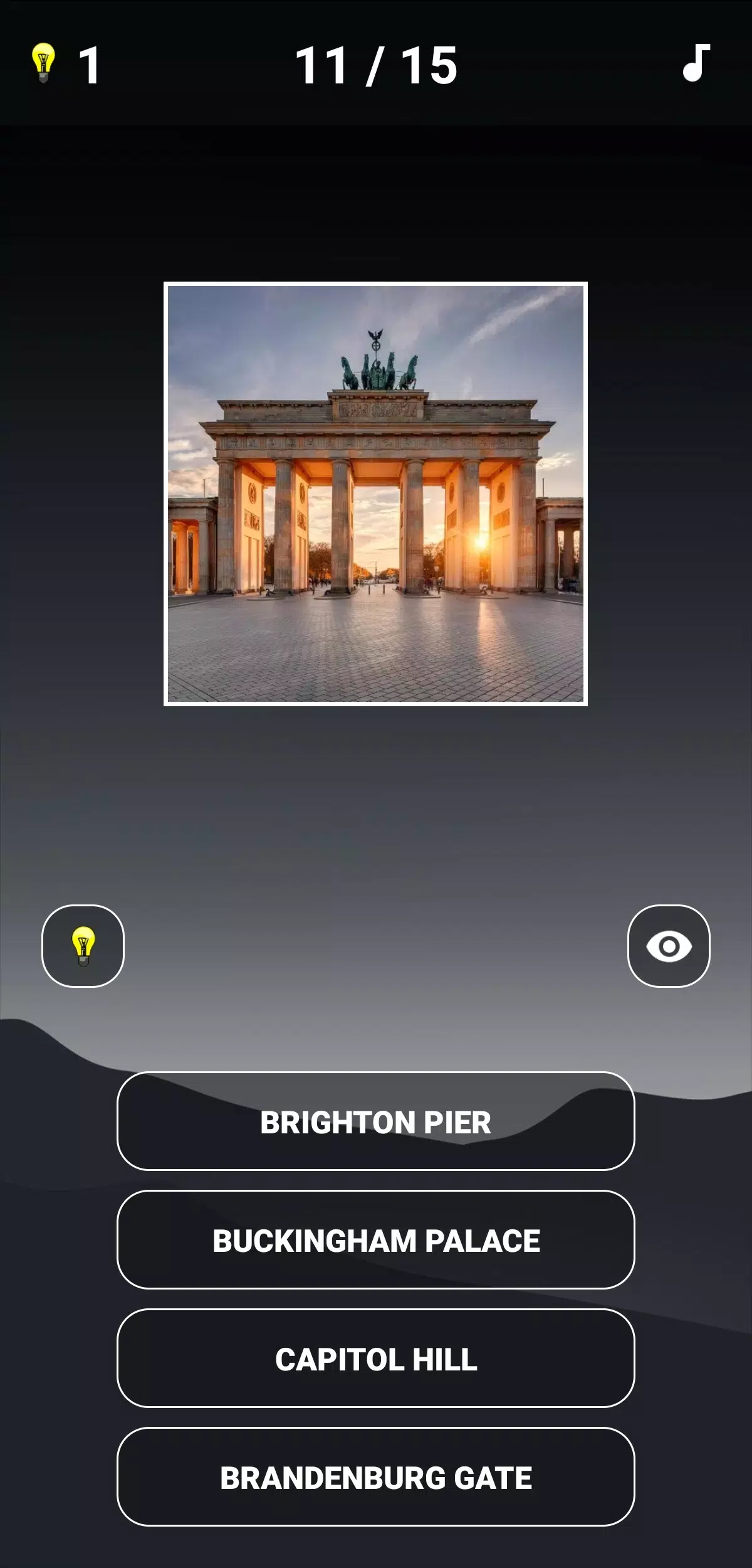 Landmarks Quiz Schermafbeelding 1