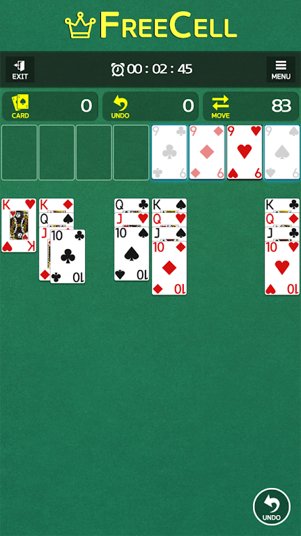FreeCell - Classic Card Game スクリーンショット 2