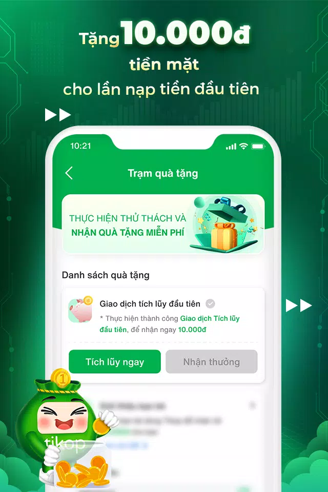 Tikop - Tích lũy và Đầu tư Captura de pantalla 3