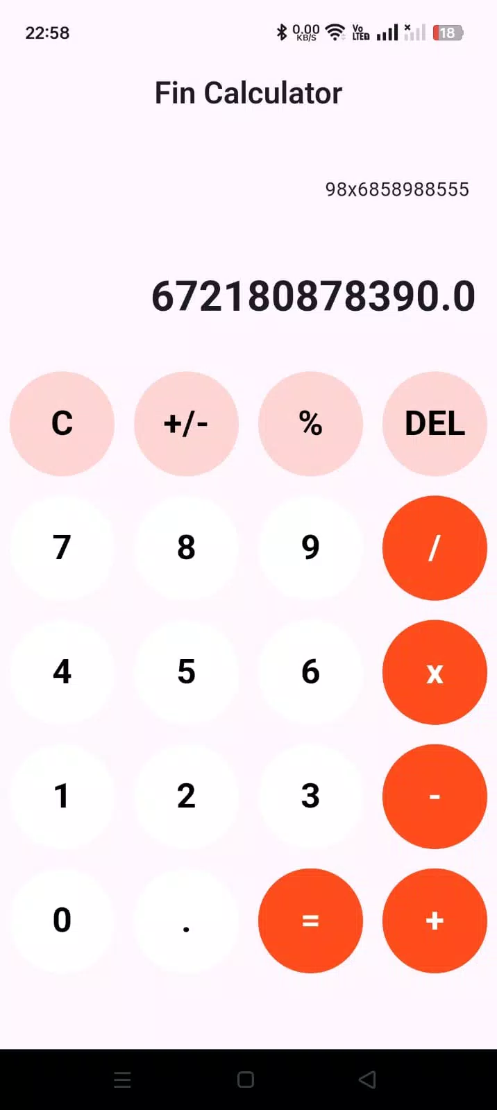Fin Calculator ဖန်သားပြင်ဓာတ်ပုံ 1