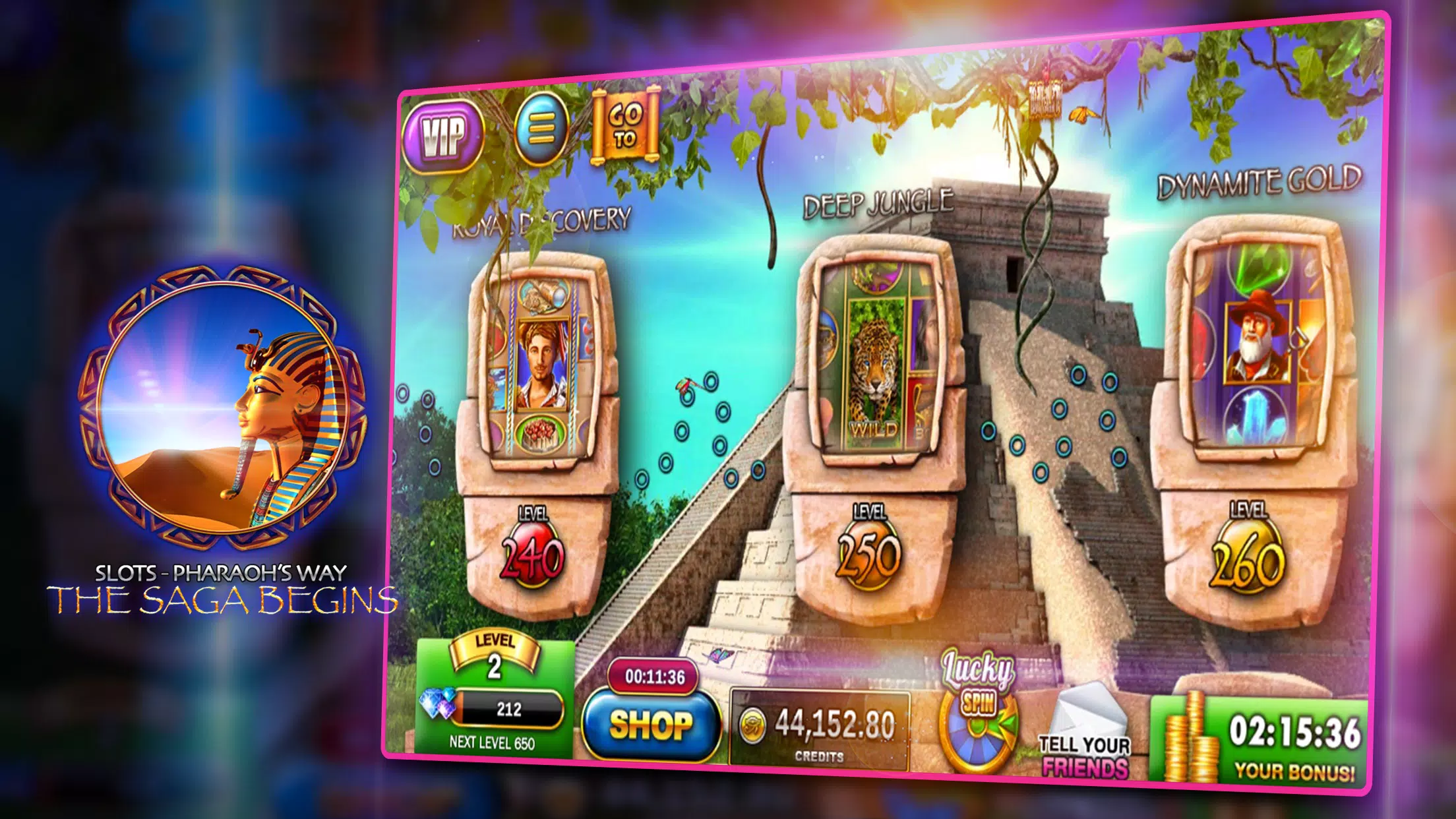 Schermata Slots - Pharaoh's Way Casino 0