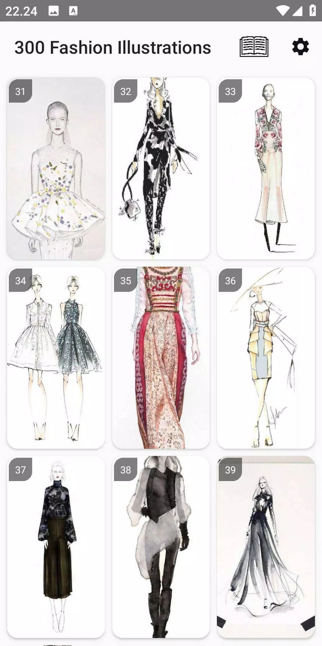 300 Fashion Illustrations スクリーンショット 1