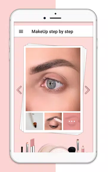 Makeup Tutorial step by step Zrzut ekranu 2