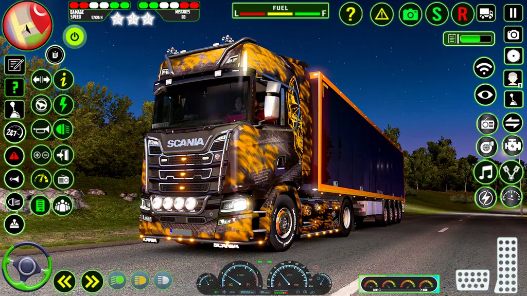 Euro Truck Driving- Truck Game Captura de pantalla 0