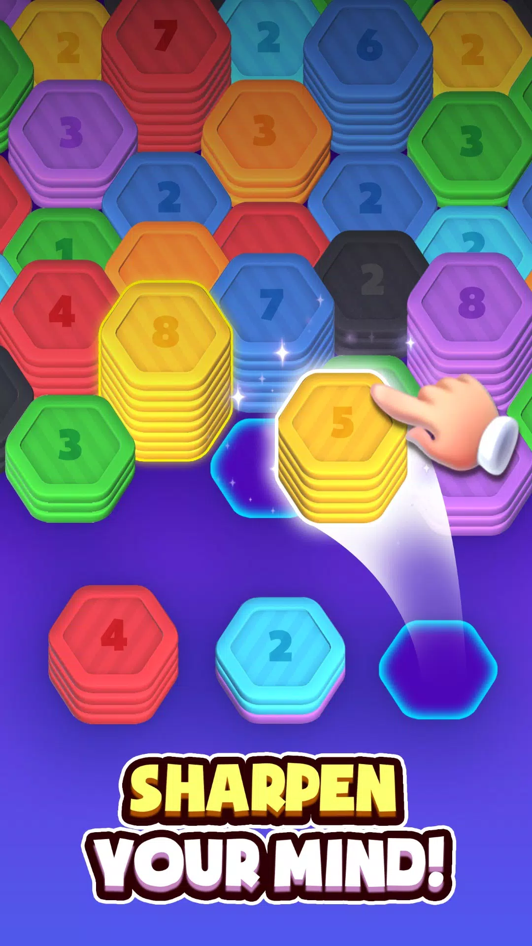 Hexa Stack Captura de pantalla 1
