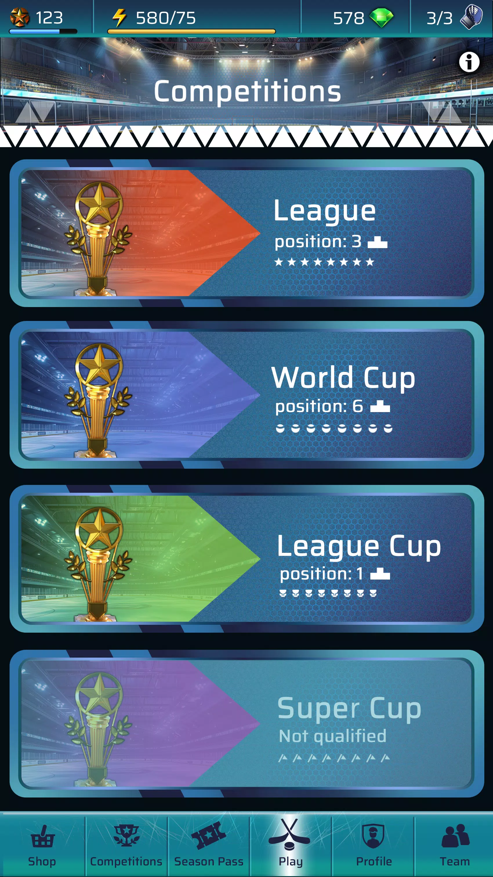 PowerPlay: Ice Hockey PvP Game應用截圖第3張