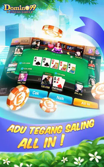 Domino QiuQiu Free - No. 1 di Indonesia スクリーンショット 1