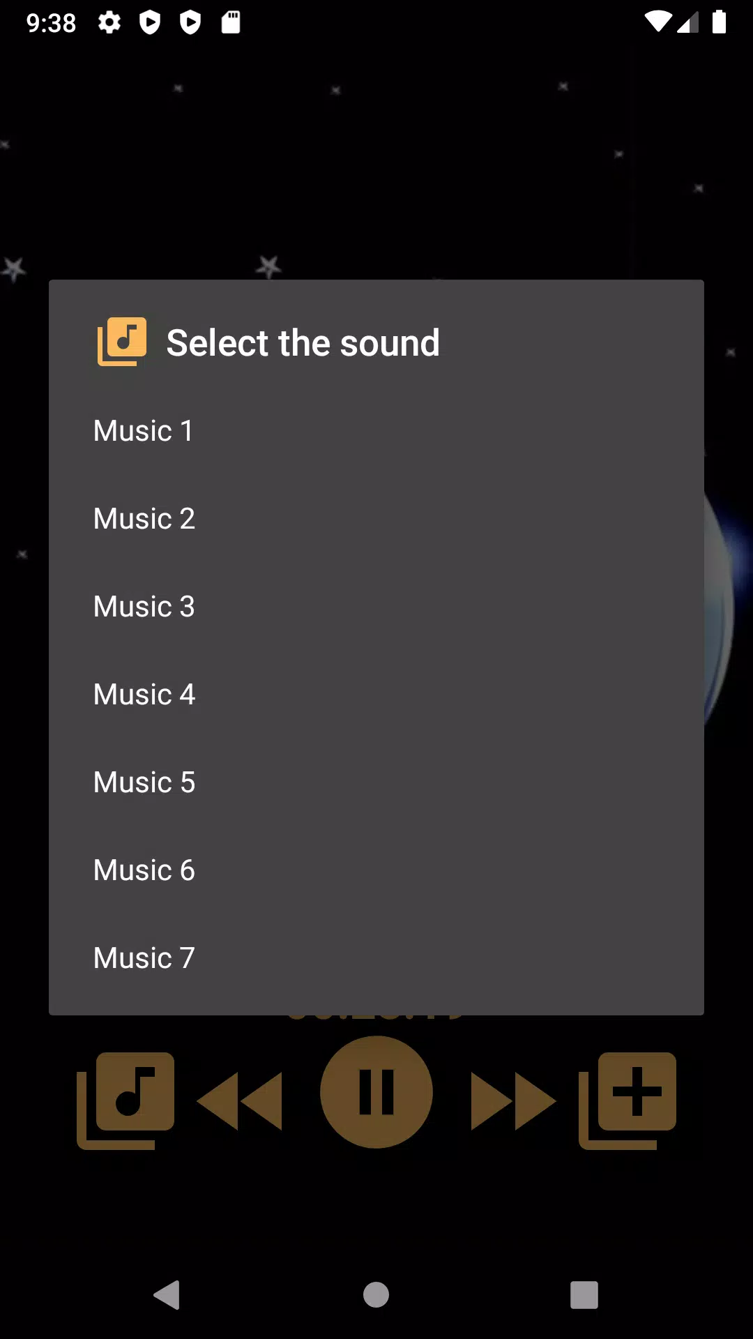 Schermata Sounds for sleep 3