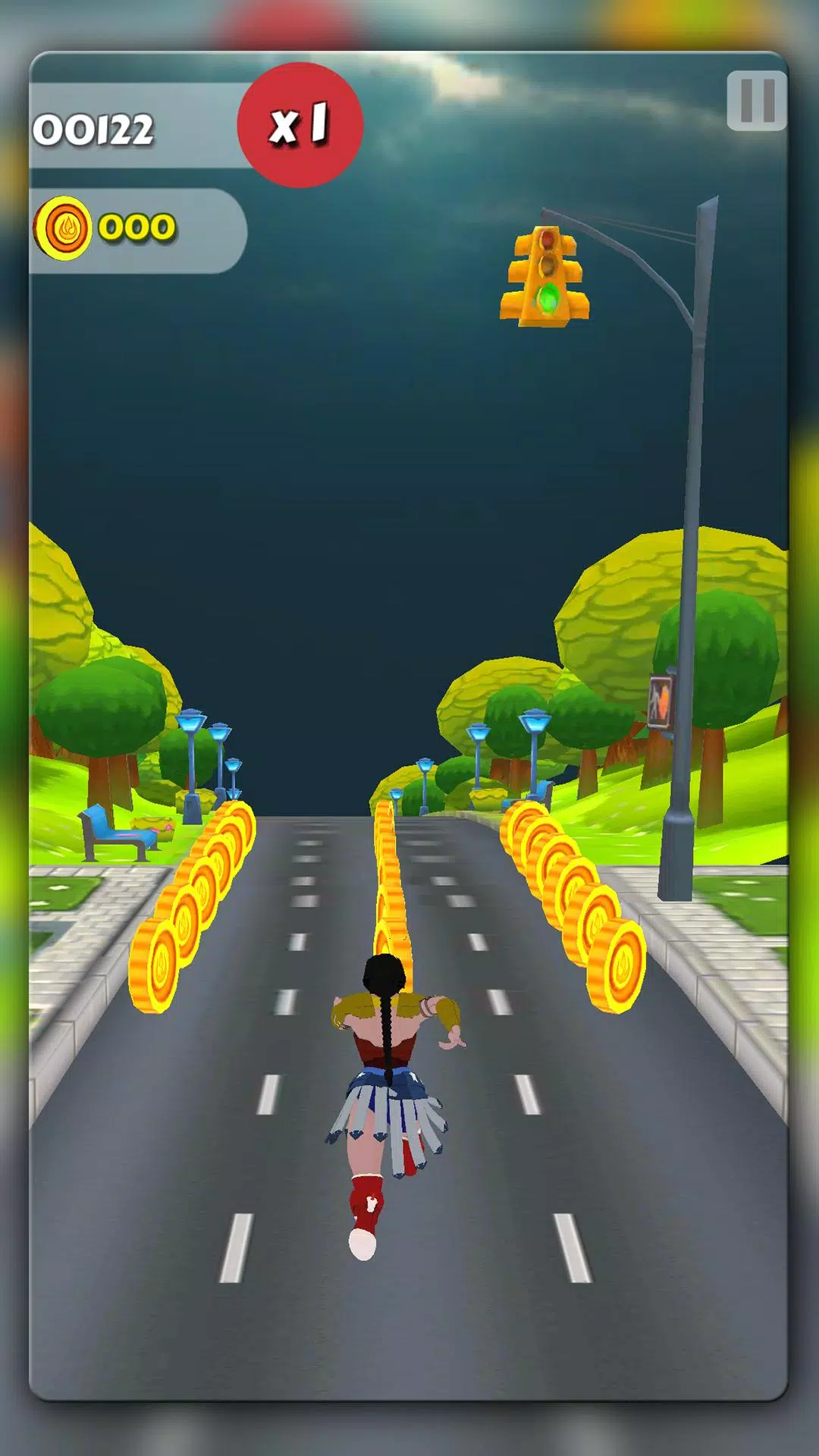 Wonder Lady Runner: Christmas Capture d'écran 3