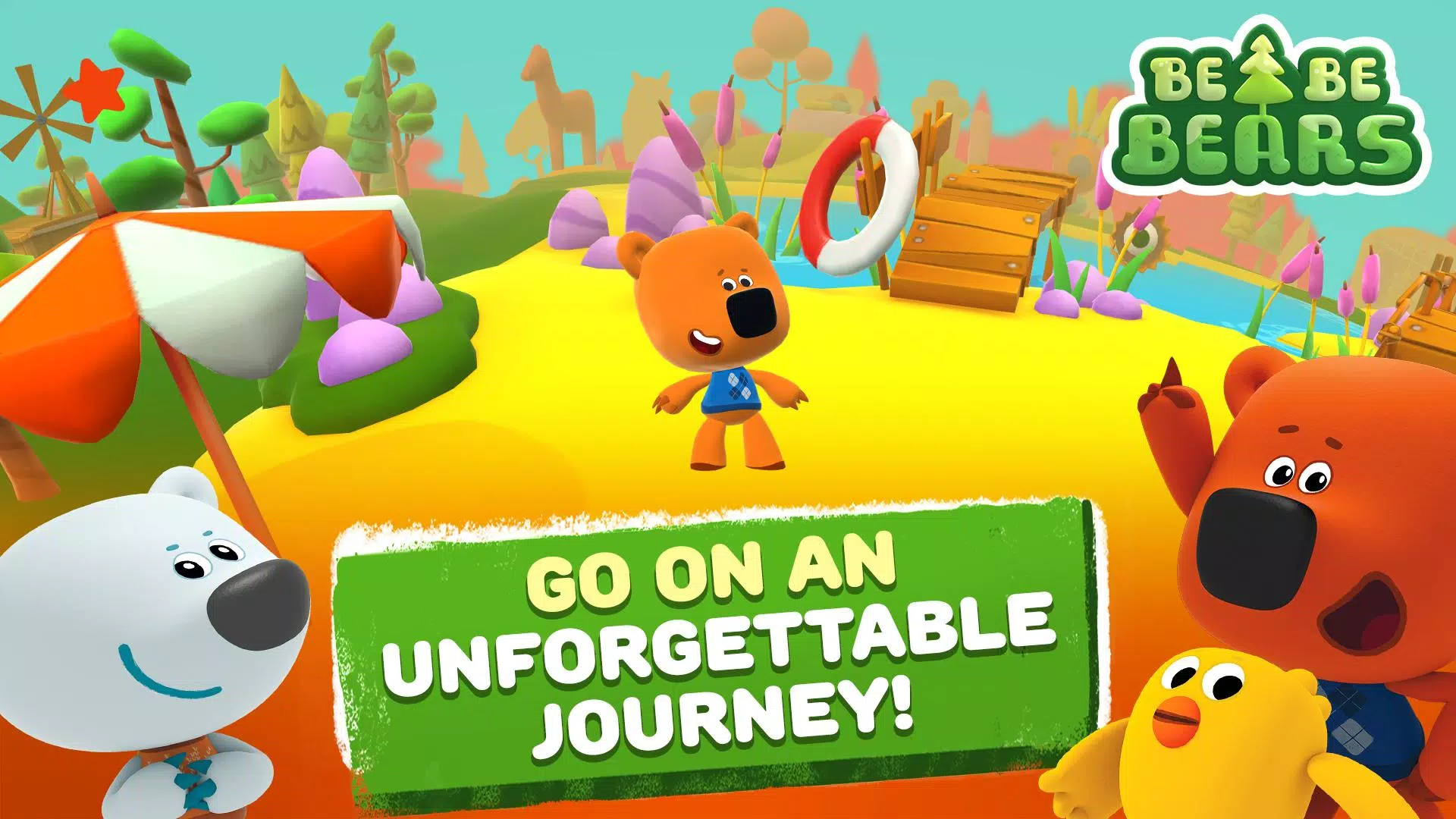 Be-be-bears: Adventures Ekran Görüntüsü 1
