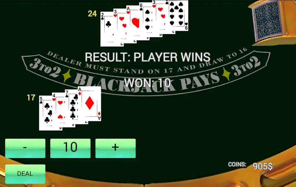 BlackJack Simulator Schermafbeelding 3