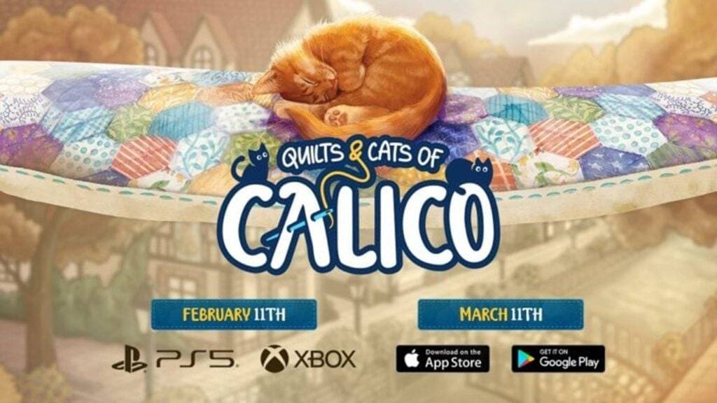 Mga Quilts at Cats ng Calico Game na paparating sa Android!