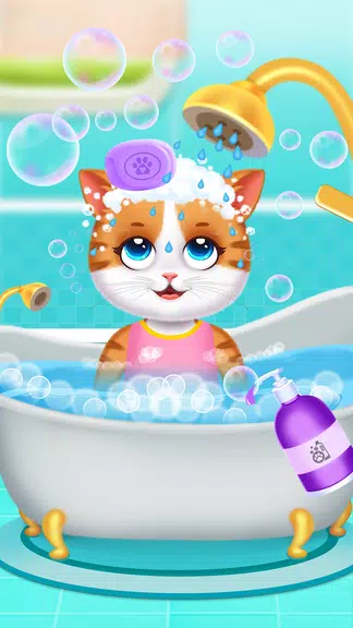 Cute Kitty Cat Pet Care Screenshot 1