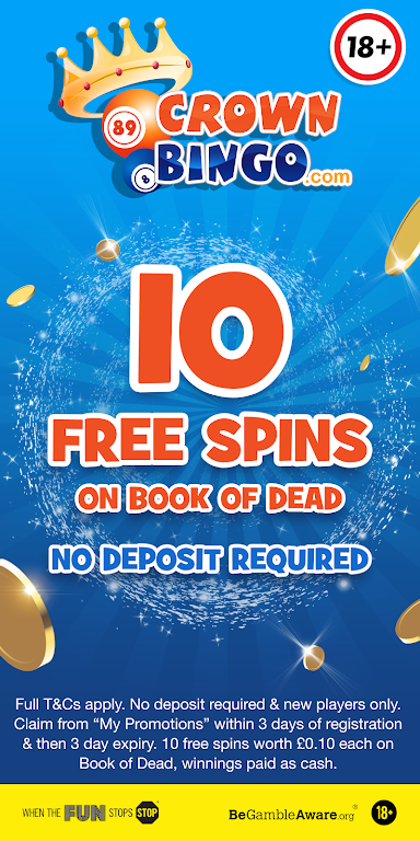 Schermata Crown Bingo: Bingo Jackpots & Online Slots 0