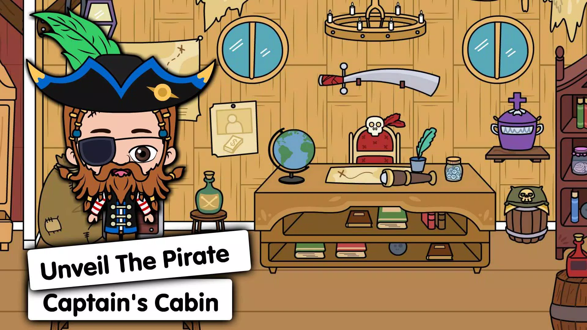 My Pirate Town: Treasure Games應用截圖第2張