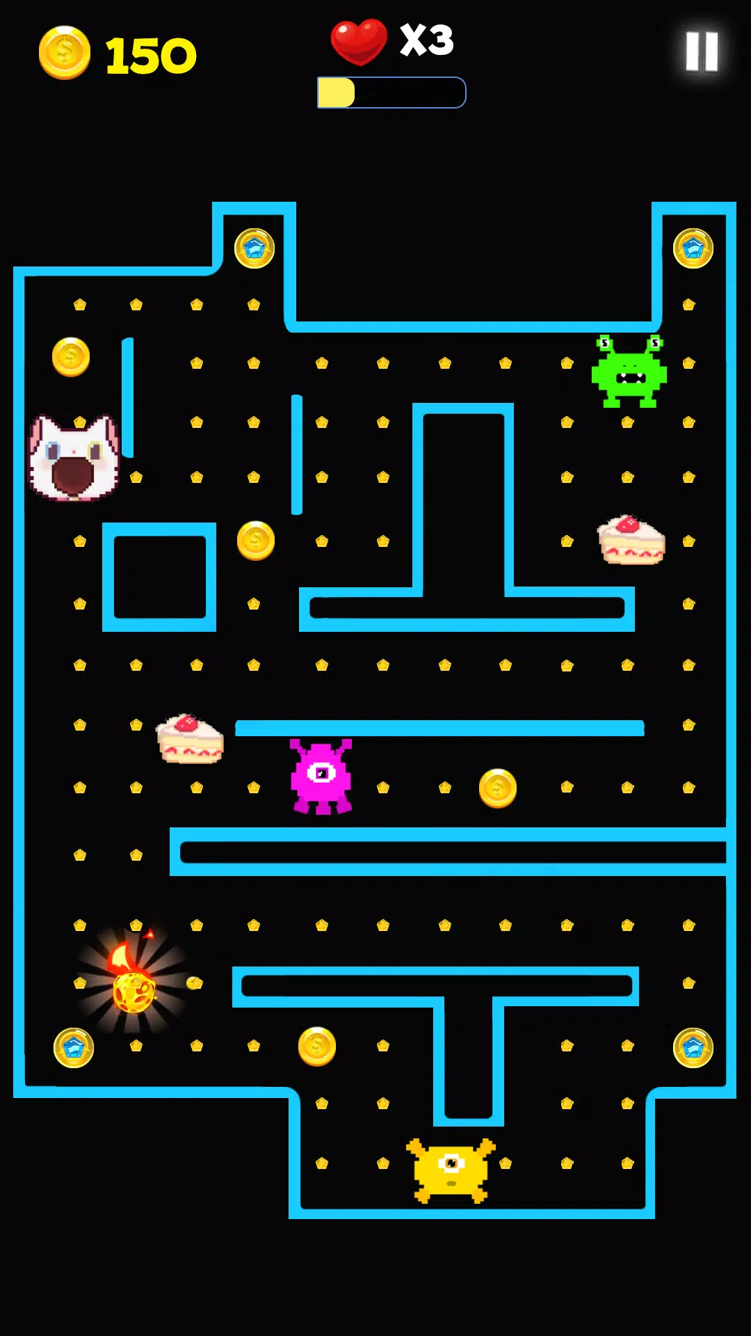 Pac Classic - Maze Escape ภาพหน้าจอ 1