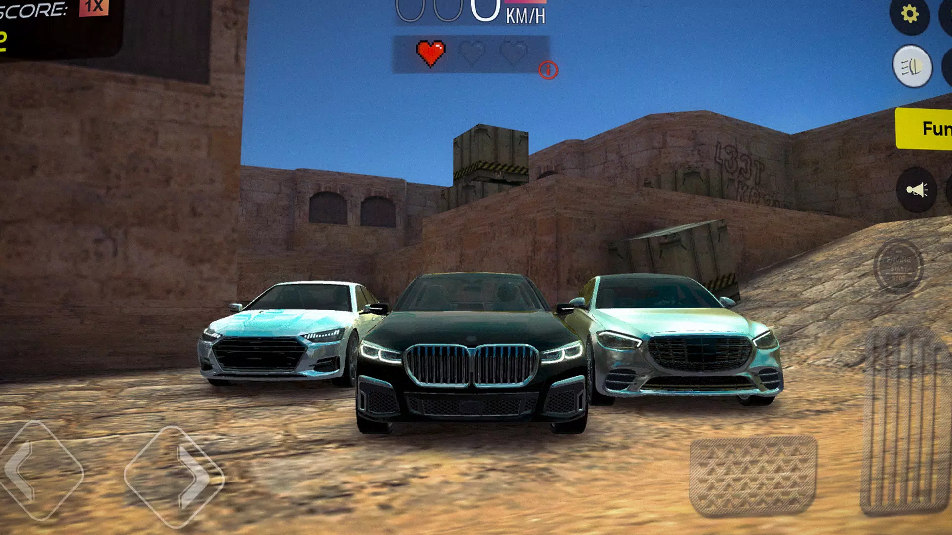 Schermata Racing in Car - Multiplayer 3