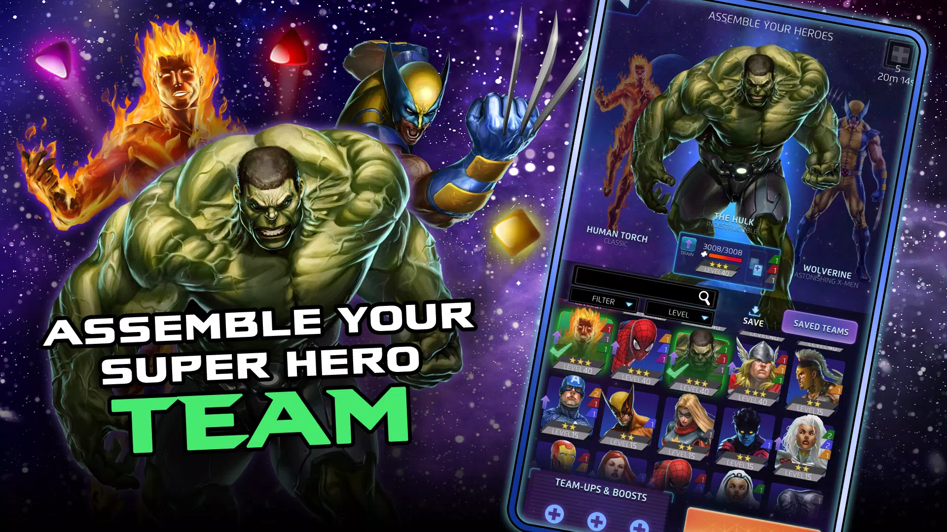 MARVEL Puzzle Quest: Match RPG Tangkapan skrin 2