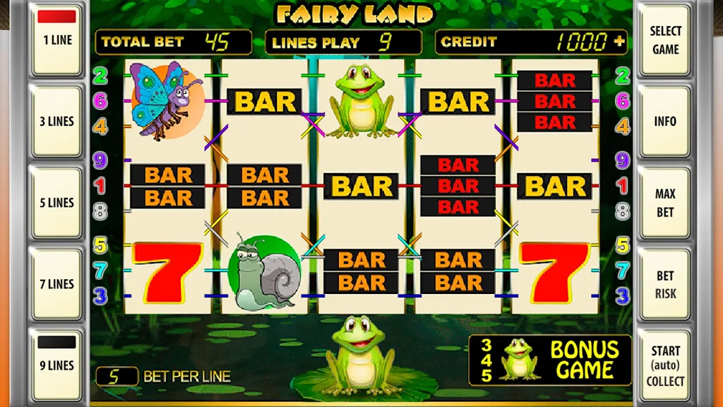 Slot machines Fairy Land Deluxe Скриншот 1