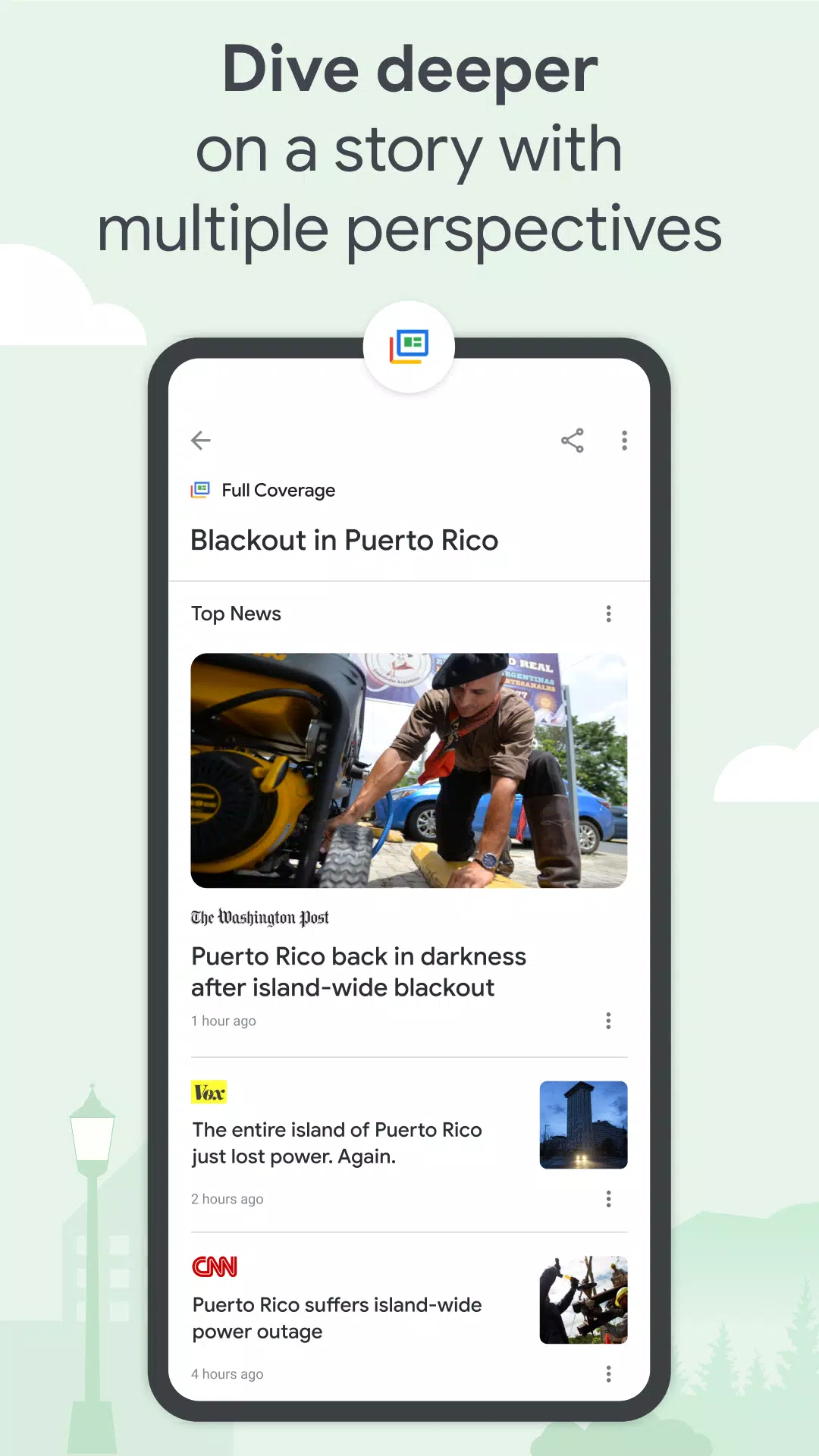 Google News ဖန်သားပြင်ဓာတ်ပုံ 2