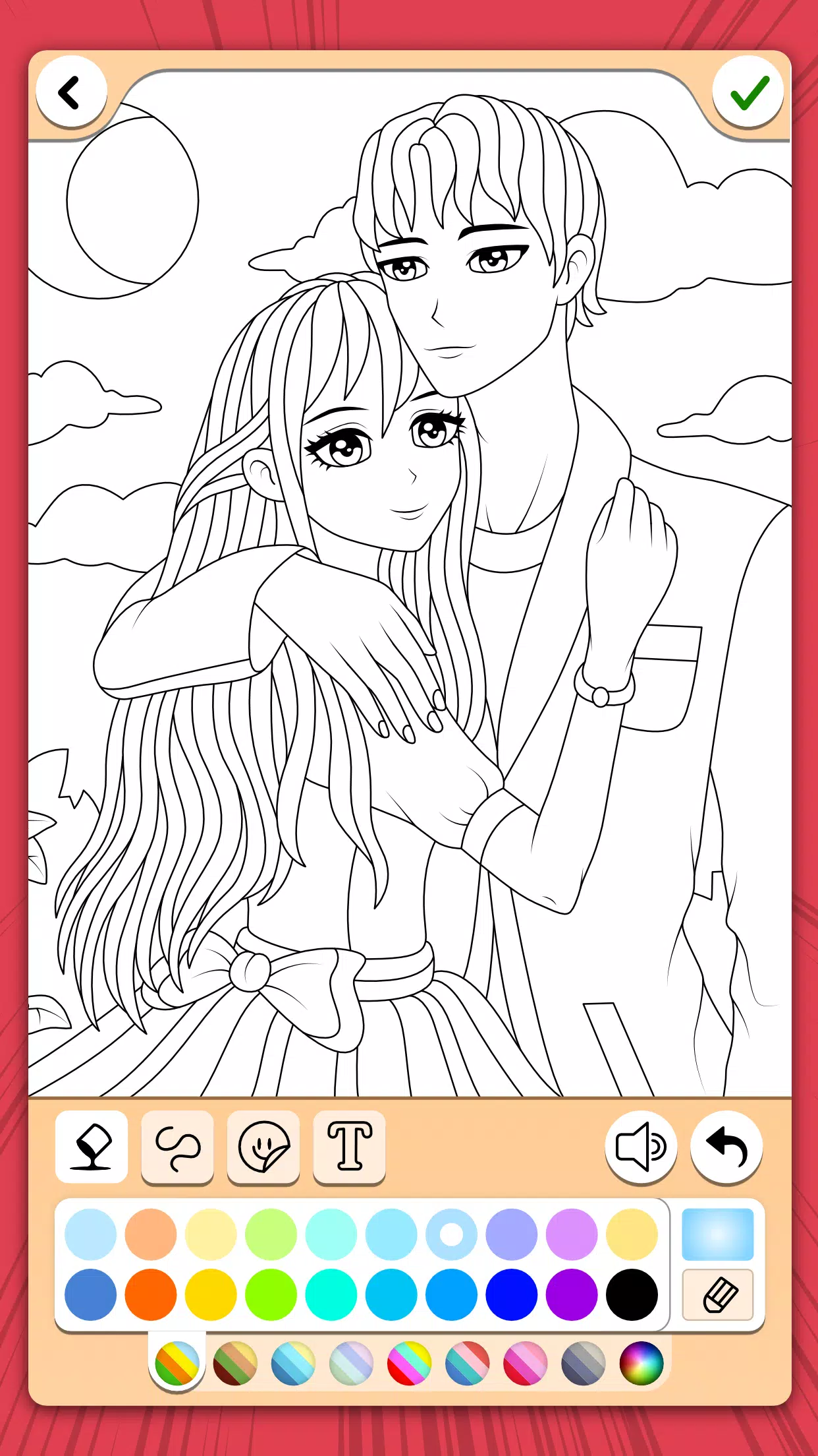 Manga Coloring Book Capture d'écran 2