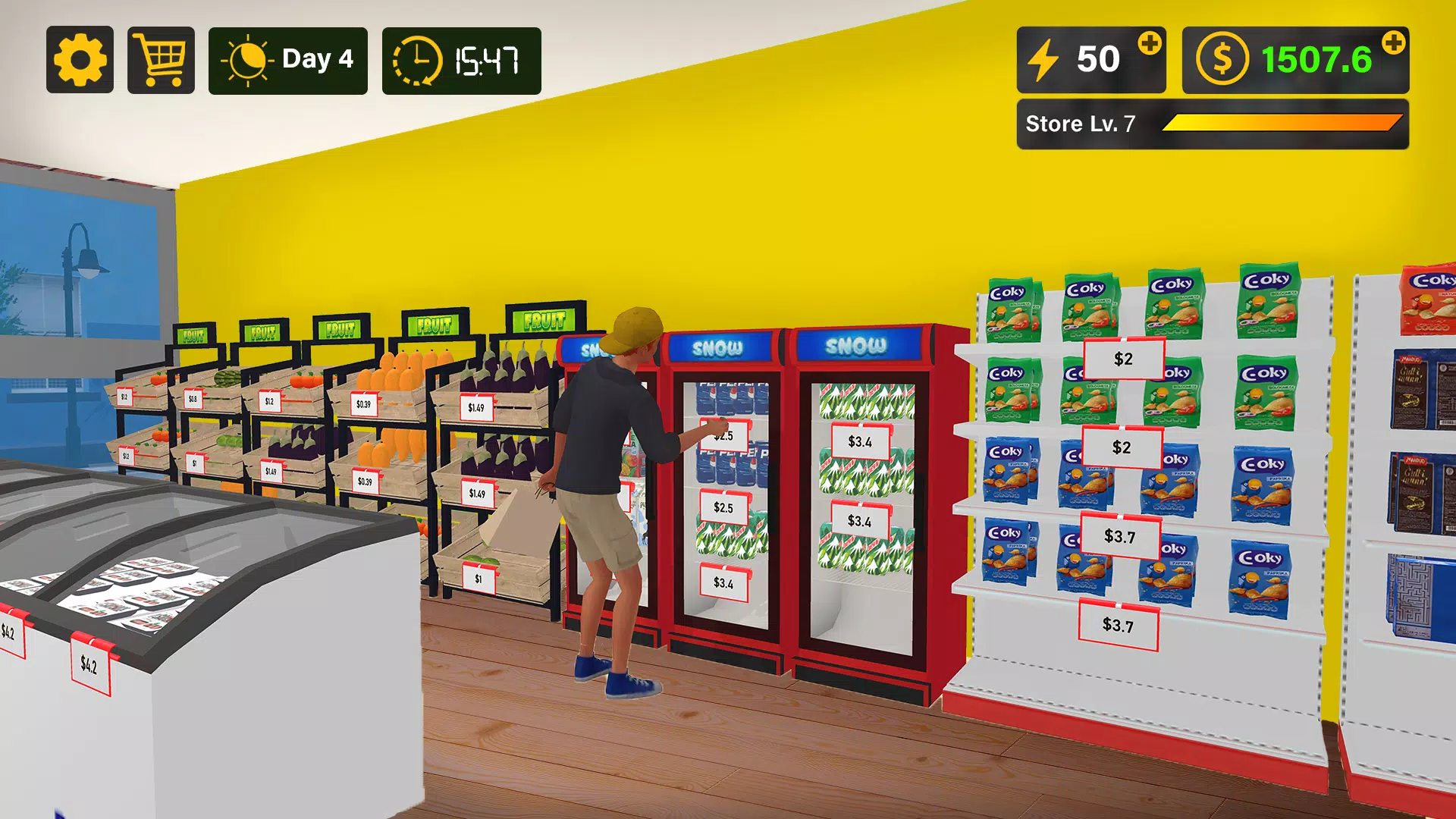 Supermarket 3D Simulation Game Captura de tela 0