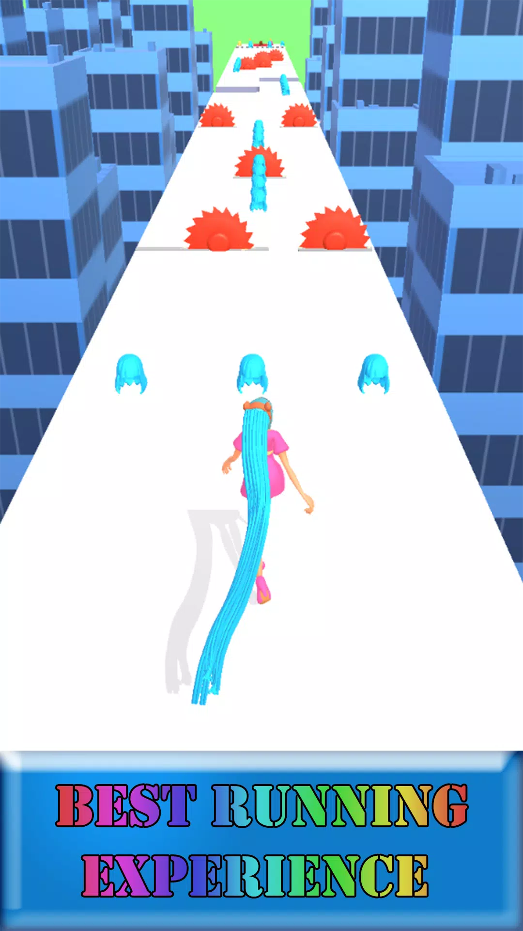 Hair Run 3D Tangkapan skrin 0