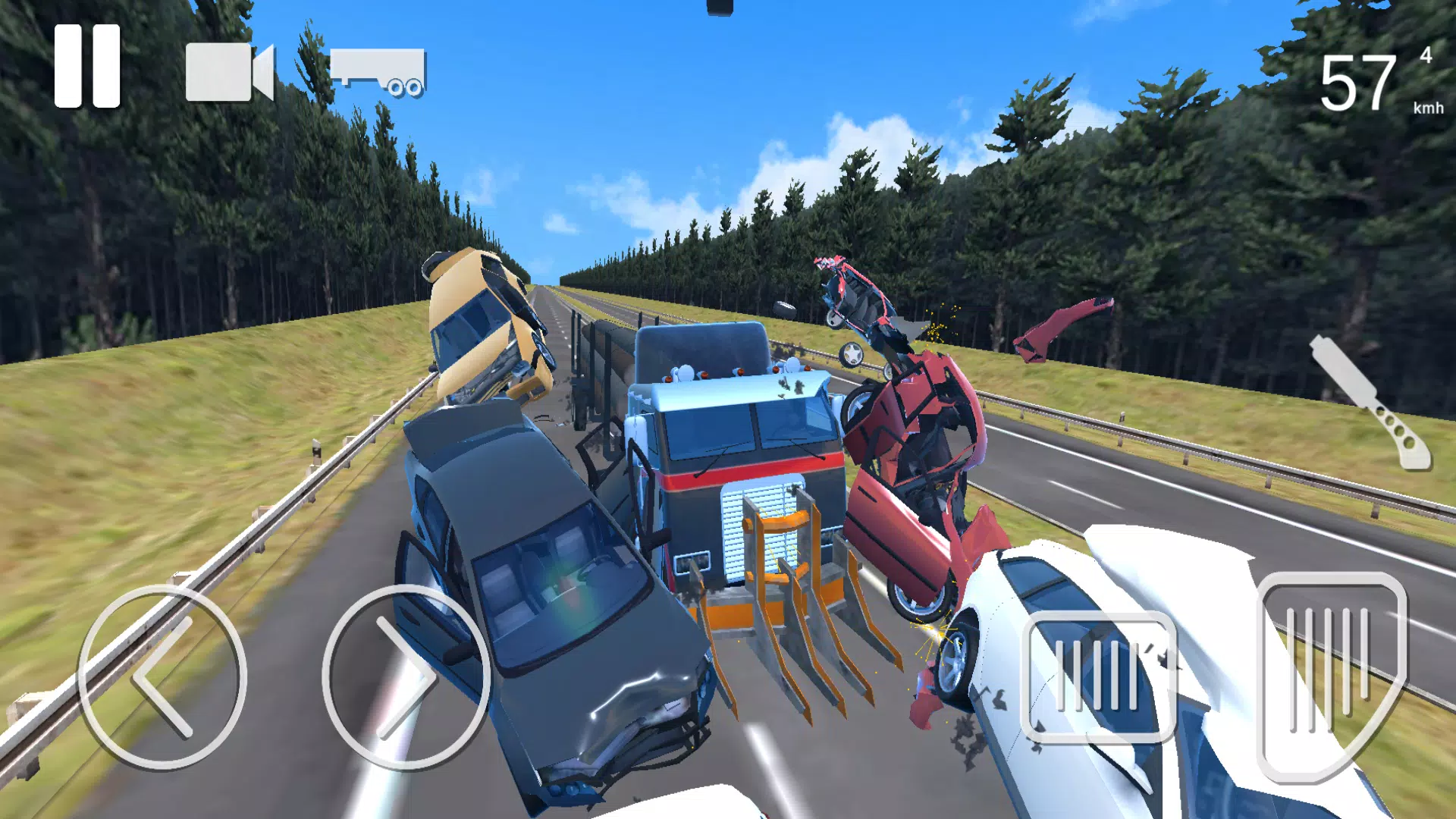 Truck Crash Simulator Accident スクリーンショット 1