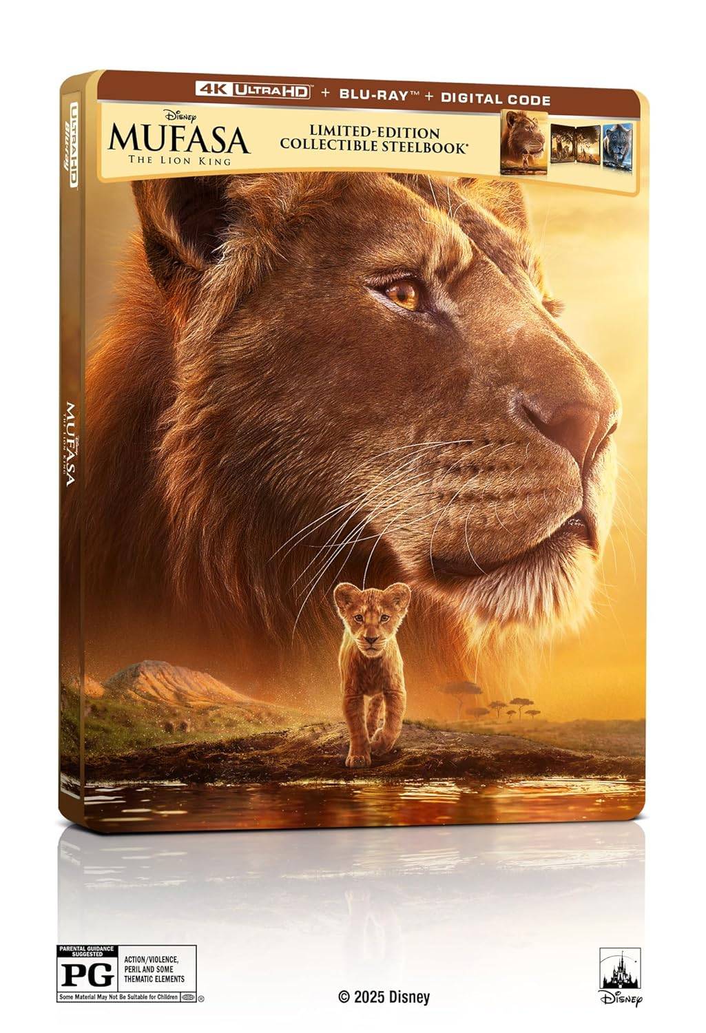 Mufasa's 4K Steelbook Now Available for Preorder