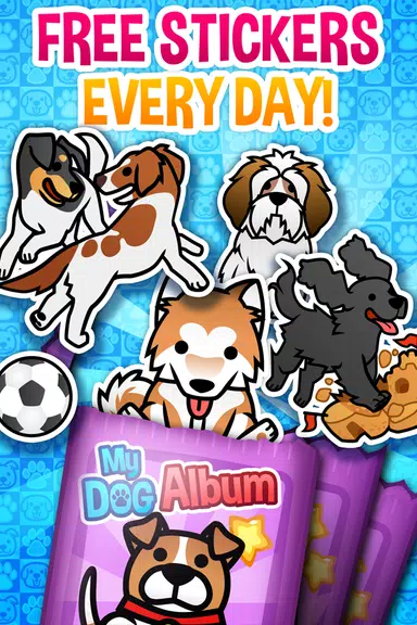 My Dog Album - Cute Puppy Stic स्क्रीनशॉट 1
