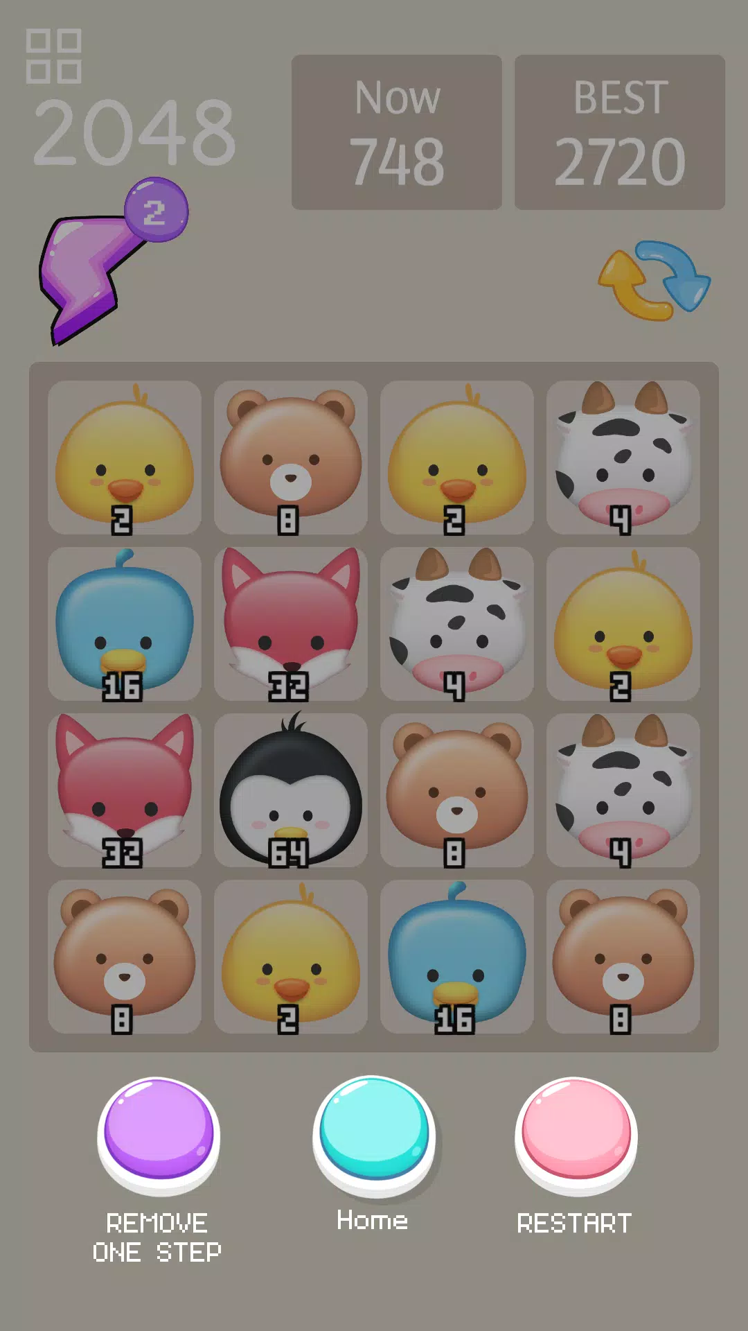 Cats Of 2048 Captura de pantalla 3