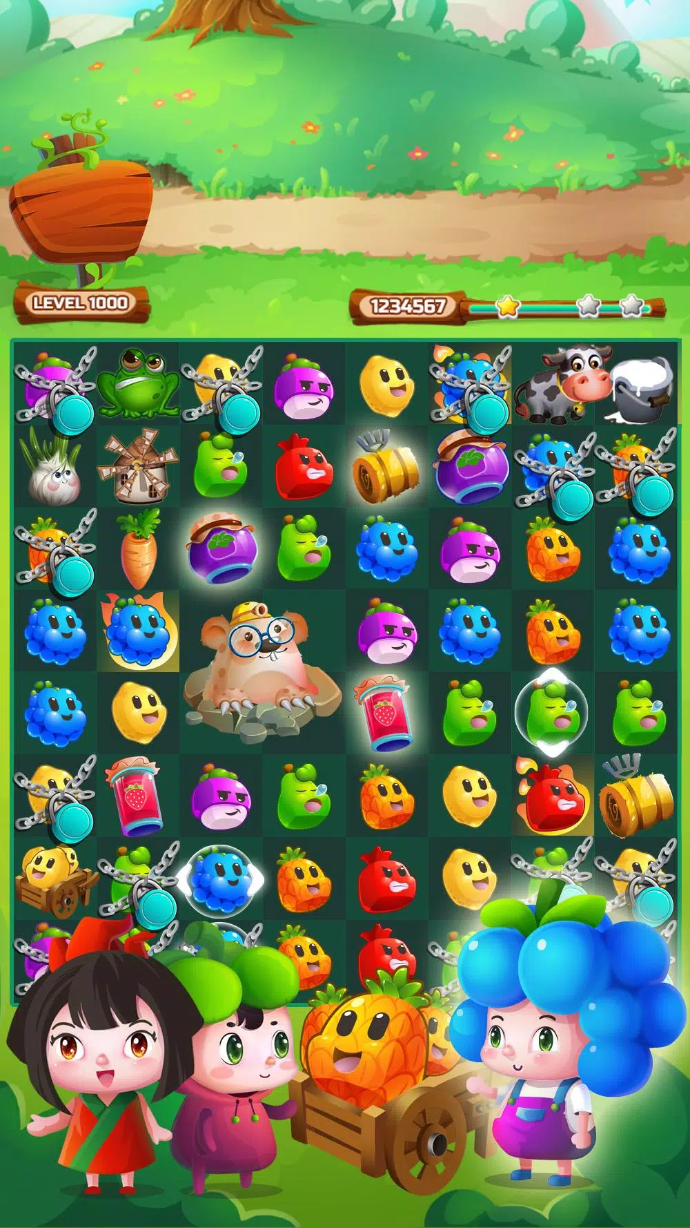 Fruit Puzzle Wonderland Schermafbeelding 2