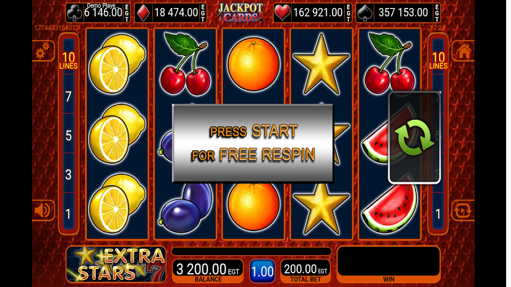 Extra Stars Slot ဖန်သားပြင်ဓာတ်ပုံ 0