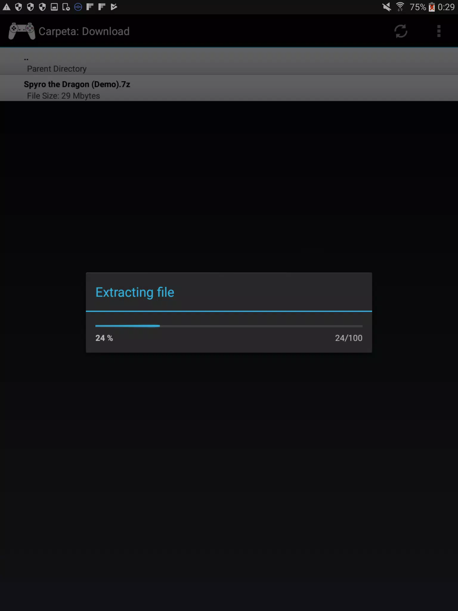 ePSXe sevenzip Plugin Tangkapan skrin 1