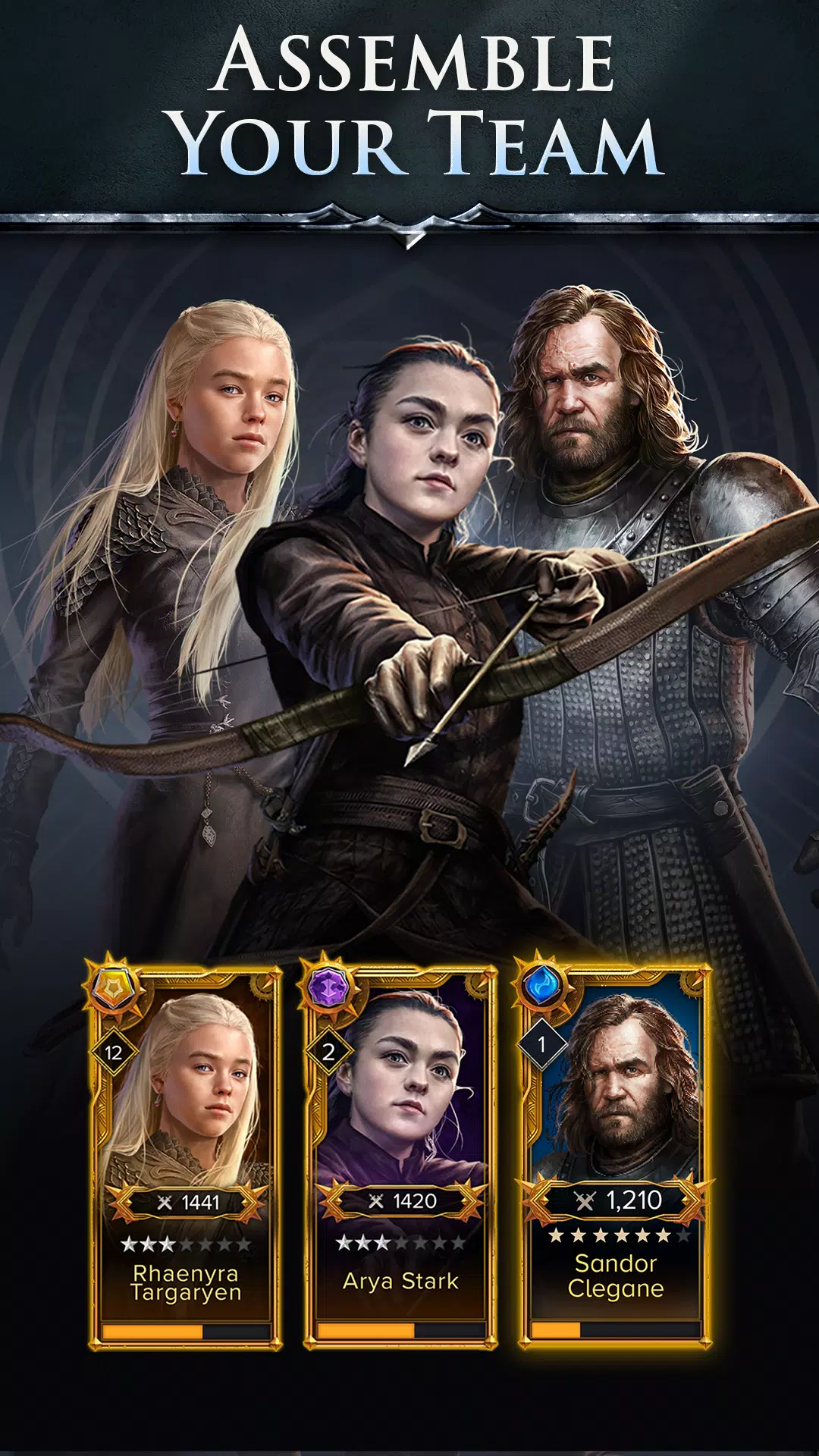 Game of Thrones: Legends RPG स्क्रीनशॉट 1