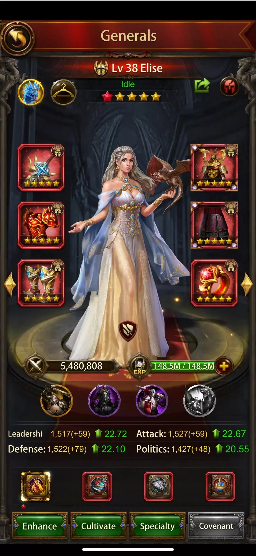 Elise - Top Tier Cavalry General