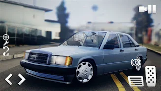 Mercedes 190E: Crime City Ride 스크린샷 0