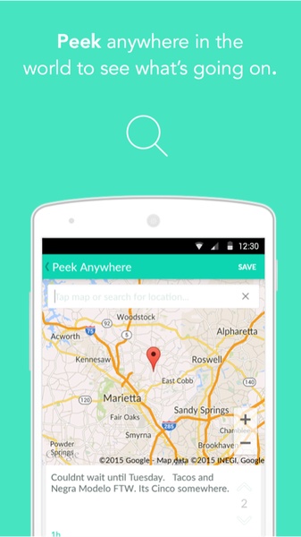Yik Yak Captura de pantalla 0