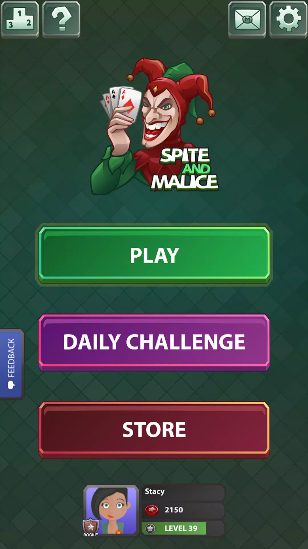 Spite & Malice - No Wifi Game Скриншот 3